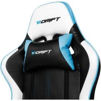 Gaming Profesional, reposabrazos ajustables 2D, pistón clase 4, giratoria, mecanismo de mariposa, cojín lumbar y cervical, color negro/blanco/azul - details 7