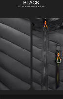 CHRLCK-Chaqueta de senderismo para hombre, abrigo impermeable, cortavientos térmico a prueba de viento, talla grande - details 18