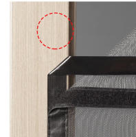Mosquitera magnética para puerta, cortina de tamaño personalizado, cierre automático de insectos voladores, malla Invisible para cocina, sala de estar interior - details 5