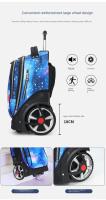 Mochila Escolar de Rueda Grande Impermeable, Resistente al Desgaste, Capacidad para Hombres y Mujeres Hecha en China - details 2