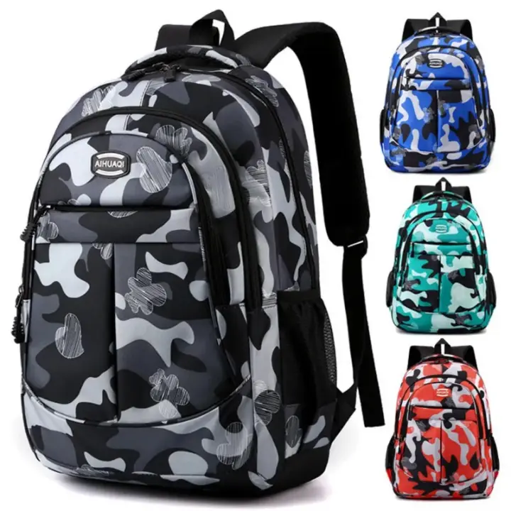 Nueva mochila escolar para niños, mochila de nailon de gran capacidad para estudiantes, mochila de viaje para adolescentes, niños y niñas, para acampar al aire libre - 1