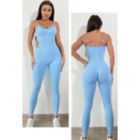 Mono de yoga sin costuras Mujer Correa de espagueti Ocio Entrenamiento Gimnasio Leggings Sujetador acolchado Monos de una pieza - details 1