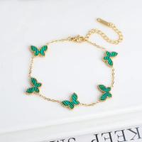 Pulsera de Insectos y Mariposas de Acero Inoxidable Chapada en Oro de Alta Calidad - details 2