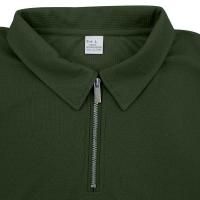 Conjunto de camisa polo para hombre, camiseta de manga corta con solapa ajustada, color sólido, gofre, informal, verano 2025 - details 2
