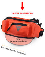 Bolsa de Cintura Ligera y Transpirable MJMOTO Impermeable, Ajustable, Multipoliza, Resistente al Desgaste, Capacidad Grande, Reflectante Nocturno Ideal para Viajes, Senderismo, Caza, Pesca, Montaña, Campamento - details 5