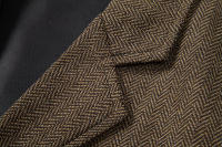 Chaleco de Tweed Grueso de Moda Retro para Hombres Chaleco de Fiesta de Ocio Casual Británico con Múltiples Bolsillos - details 29