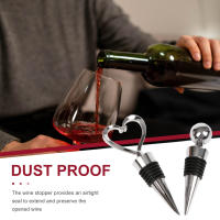 Tapón de Botella de Vino Reutilizable en Forma de Corazón y Bola de NewHeart Tapa de Botella de Vacío Sellada para Amantes de el Vino y Champán - details 13