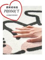 Alfombras suaves y bonitas para dormitorio de niños, alfombra de felpa corta para mesita de noche, alfombrillas antideslizantes para juegos de bebé, alfombrilla lavable para sala de estar - details 11