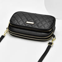 Bolso cruzado con diseño acolchado para mujer, bandolera pequeña de piel sintética, monedero para teléfono - details 11