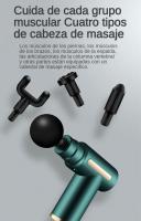 Pistola de Masaje Muscular MUKASI, Masajeadora de Tejido Profundo con 6 Niveles Ajustables, 1 Cabeza de Masaje, para Aliviar Dolor Muscular - details 8