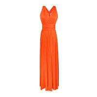 Vestido largo con vendaje sexy y espalda cruzada con múltiples correas y uso multidireccional - details 45