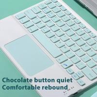 Teclado inalámbrico Bluetooth con panel táctil, teclado Universal para tableta Samsung, iPad, Xiaomi, Lenovo, Huawei, 10 pulgadas - details 0