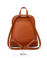 Set de Mochila de Cuero de Moda para Mujer Bolso de Hombro de Cuero con Tarjetero - details 11