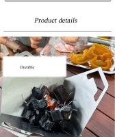 Parrilla estilo tarjeta para exteriores, ligera, resistente al viento y desmontable, parrilla triangular para acampar - details 4