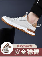 La primera capa de cuero de vaca zapatos casuales, cuero genuino transpirable zapatos de cuero de los hombres, deportes. - details 3