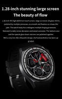 GT8 reloj inteligente con 4 modos deportivos, dispositivo con NFC, medición del ritmo cardíaco, pantalla completa de alta definición, Control táctil - details 1