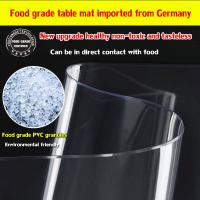【Very thick】YOUYOU Mall 5.0MM  4-12 Seater PVC Tablecloth Transparent Rectangular Heat Resistant Waterproof soft glass Table cov - details 3