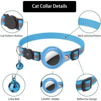 Rastreador GPS para mascotas con campana y Collar reflectante, localiza fácilmente a perros o gatos, evita que tus amadas mascotas se pierden - details 0