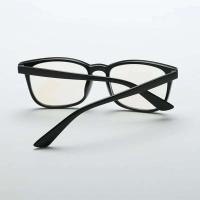 Gafas de conjunto completo para hombres y mujeres, cuadradas, neutrales, lisas, a la moda, gafas de protección contra la radiación óptica - details 3