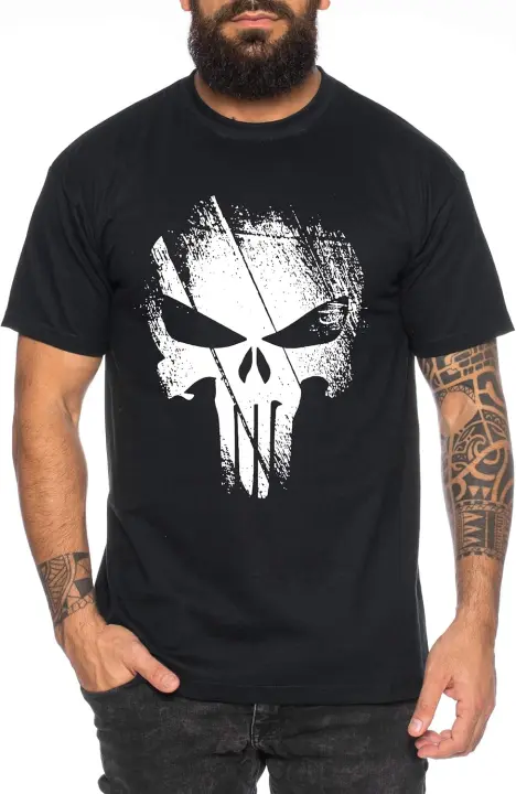 Penalty-Camiseta de Hombre con Logo de calavera de Jon Bernthal, Comics - 1