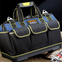 Bolsa de herramientas multifunción 1680D para electricista, bolsa de tela Oxford, bolsa de herramientas de boca ancha, bolsa de almacenamiento impermeable para llave y destornillador - details 11