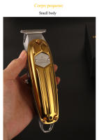 Kemei-cortadora de pelo eléctrica totalmente de metal para hombre, máquina de corte de barba profesional, recargable, para barbero - details 8
