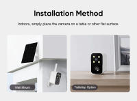 Cámara de seguridad exterior Wifi de 4MP Solar Outdoor 180 ° Rotación de la sartén Tarjeta SlM 4G Cámaras de protección segura PlR Detección humana Batería de baja potencia y larga duración Batería de 9000 mAh Cámara Ubox APP - details 11