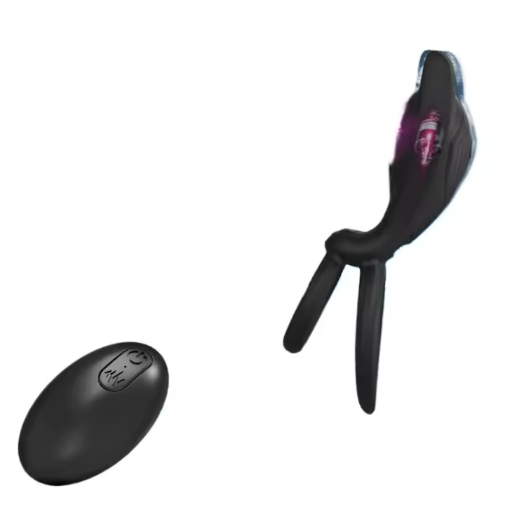 Embalaje privado SEXY anillo vibratorio con Control remoto retardante de eyaculación juguetes sexuales para hombres anillos de castidad - 1