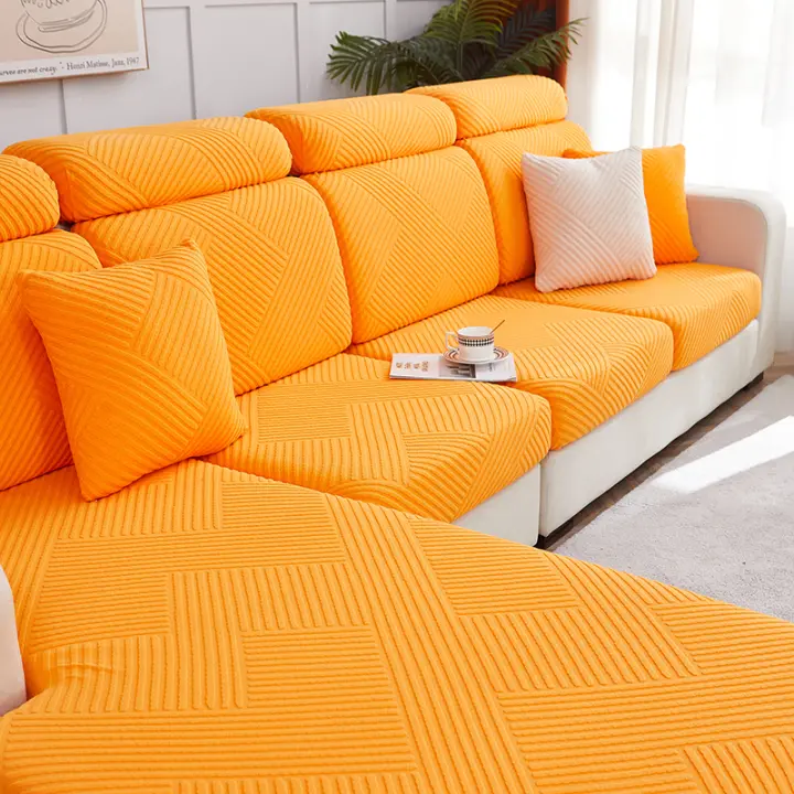 Coolazy Funda de Sofá Jacquard Cubierta Elástica Lavable para Sala de Estar - 1