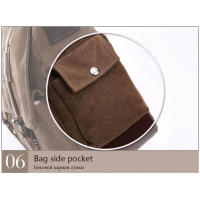 Bolso bandolera para ordenador portátil de 16 pulgadas para hombre, lona, ​​uso diario - details 4