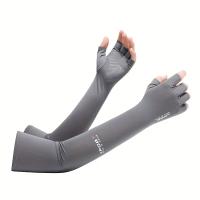 1 pieza de mangas protectoras del sol para hombres y mujeres, adecuadas para ciclismo al aire libre y actividades deportivas como conducir, correr, acampar, caminar y andar en bicicleta. - details 8