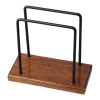 Servilletero de madera Original para decoración de comedor, soporte de pie, dispensador de servilletas, artesanía de madera - details 6