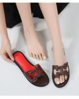 Sandalias de moda de verano 2025, chanclas de playa de una tira, zapatos planos de viaje para mujer - details 10