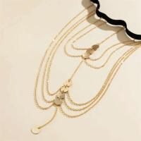 Joyería de Cuerpo de Estrellas de Secuencia de Cinturón de Pierna de Multilayer Elástico Boho - details 7