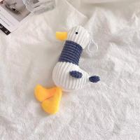 LLavero de pato feo de peluche con dibujos animados, llavero suave de juguete para mujer y niña, colgante para bolso, coche, nuevo llavero de pato bonito para niños, regalo para niños - details 8