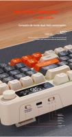 M96 Teclado inalámbrico Bluetooth de doble modo para juegos mecánicos PBT Ball Cap con mando de pantalla - details 5