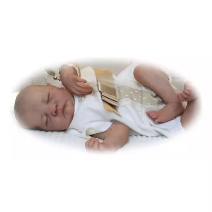 Body de Bebé Reborn Blando Levi, 49 Cm - 1