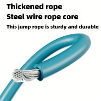 1pc Premium Steel Wire Jump Rope for Effective Indoor & Outdoor Workouts - details 6