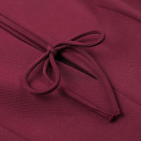 Elegante Vestido Mini A-line con Lazos de Encaje Moda de Calle Alta para Mujeres - details 4