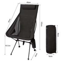Reposacabezas plegables portátiles para acampar, aleación de aluminio ligera para viajes, silla de pesca, muebles de exterior - details 4