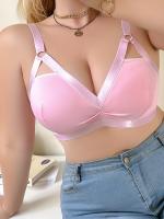 Sujetador Sexy de Talla Grande para Mujer con Escote en V y Detalles Calados - details 10