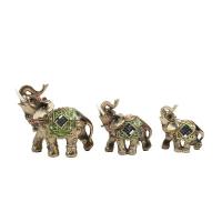 Estatua de adornos de resina de elefante, Feng Shui tradicional chino, artesanías de la suerte, muebles decorativos, decoraciones de escritorio para el hogar - details 12