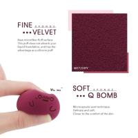 Esponja de belleza cosmética profesional para base de maquillaje, sin látex, tamaño 6cm - details 1