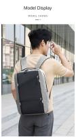 Mochila para Laptop de 15.6 pulgadas para Hombre Impermeable con Puerto de Carga USB Mochila de Negocios de Verano Resistente al Desgaste con Dacron Forro de Nylon - details 15