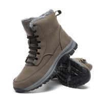Botas De Invierno Con Piel Antideslizantes Impermeables Para Hombre Botas De Nieve Alta Top Microfibra Cuero Sintético Lining De Plush - details 23