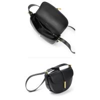 Color Sólido De Cuero De Vaca Europea Y Americana De Moda Hombro Crossbody Bolsa De Silla De Montar - details 11