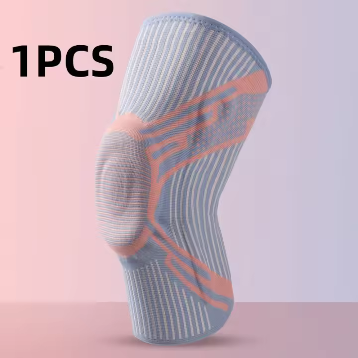 1Pcs Knee Brace with Spring support strip & Patella Gel Pads,Knee Support For Knee Pain, Meniscus Tear,ACL,Joint Pain Relief - 1