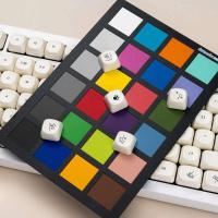 124 key Cute Cat PBT Sublimation Moa Ball Cap White Minimalist Small Font nical Keyboard Keycaps - details 3