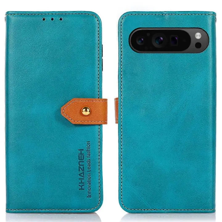 Funda magnética de piel sintética con soporte para teléfono para Google Pixel 9 Pro - 1