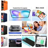 La tableta P30 de 10.1 pulgadas funciona con Android 15, viene con una funda con teclado incluida, ofrece una variedad de opciones de RAM (4/6/8 GB) y almacenamiento (64/128/256 GB), compatible con Wi-Fi 6, y está disponible en negro, plateado, naranja y - details 3